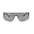 Autre Marque Oversize Sonnenbrille Golden - Ansicht 2