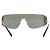 Autre Marque Oversize Sonnenbrille Golden - Ansicht 3