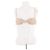 Autre Marque Top de bikini de lunares Beige