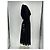 Robe longue noire drapée Leetha LEEM - vue 3