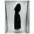 Robe longue noire drapée Leetha LEEM - vue 4