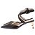 Autre Marque Mule BETTINA VERMILLON in pelle nera con tacco 7cm Nero - vista 3