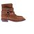 Saint Laurent Stivaletti marroni in camoscio con borchie Marrone - vista 2