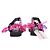 Autre Marque Sandali neri e rosa bandana - vista 5