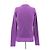 Autre Marque Cardigan violet en cachemire - vue 2