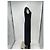 Autre Marque Vestido negro con espalda asimétrica - vista 3