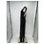 Autre Marque Vestido negro con espalda asimétrica - vista 4