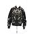 Givenchy Blouson noir fleurs blanches Black