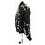 Givenchy Blouson noir fleurs blanches Black - view 4