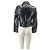 Khaite Kurze schwarze Lederjacke - Ansicht 2