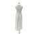 Autre Marque Vestido maxi de lino blanco SPLENDID - vista 2