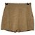 Ralph Lauren Mini short marrom torcido em lã