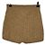 Ralph Lauren Mini short marrom torcido em lã - vista 2