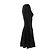 Alaïa Skaterkleid Schwarz Viscose - Ansicht 3
