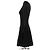 Alaïa Skaterkleid Schwarz Viscose - Ansicht 4