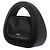 Leslie Amon Borsa nera in velluto "Click Clack" Nero
