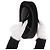Leslie Amon Borsa nera in velluto "Click Clack" Nero - vista 7