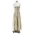 Autre Marque POSSE Blumenkleid aus Baumwolle Creme Beige