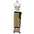 Massimo Dutti Falda beige midi