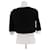 Maglione corto bianco e nero Prada con logo ricamato  - vista 2