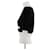 Maglione corto bianco e nero Prada con logo ricamato  - vista 4