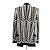 Balmain Strickjacke mit schwarz weißem Print - Ansicht 2