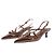 Autre Marque Lackleder Slingback Braun