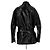 Courreges Schwarze Vinyljacke mit Gürtel - Ansicht 2