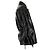 Courreges Schwarze Vinyljacke mit Gürtel - Ansicht 3