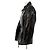 Courreges Schwarze Vinyljacke mit Gürtel - Ansicht 4