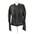 Drome Lederjacke Schwarz