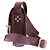 Autre Marque Borsa a tracolla bordeaux Bordò - vista 3