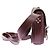 Autre Marque Borsa a tracolla bordeaux Bordò - vista 4