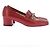 Gucci Lederloafers mit Absatz Rot - Ansicht 2