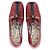 Gucci Lederloafers mit Absatz Rot - Ansicht 6