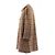 Céline Wollmantel mit Karomuster beige - Ansicht 4