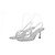 Autre Marque Sandali con tacco e strass Bianco
