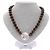 Autre Marque Collana in ossidiana Marrone