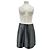 Autre Marque Falda de cuero negra TEURN STUDIOS Negro