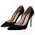 Gianvito Rossi Pumps aus schwarzem Samt mit Spitz zulässiger Kappe