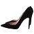 Gianvito Rossi Pumps aus schwarzem Samt mit Spitz zulässiger Kappe - Ansicht 3