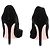 Gianvito Rossi Pumps aus schwarzem Samt mit Spitz zulässiger Kappe - Ansicht 5