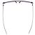 Alaïa Gafas de sol "Narrow Mask" Negro - vista 6
