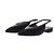 Loro Piana Slingback neri "Rebecca" Nero