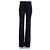 Saint Laurent Pantalón de terciopelo acampanado azul marino