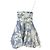 Autre Marque Abito corto SHONA JOY in cotone blu e bianco - vista 2
