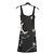 Autre Marque CLIO PEPPIATT Schwarzes kurzes Kleid mit Perlen - Ansicht 2