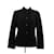 Prada Black Button Jacket Polyester Size 44