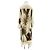 Autre Marque Abito lungo GROVER RAD beige e marrone - vista 2