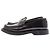 Mocassini Saint Laurent in pelle nera Taglia 43 Nero - vista 3